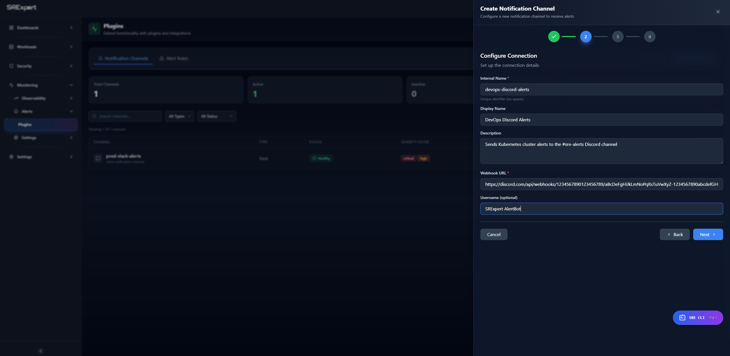 Configure Discord connection