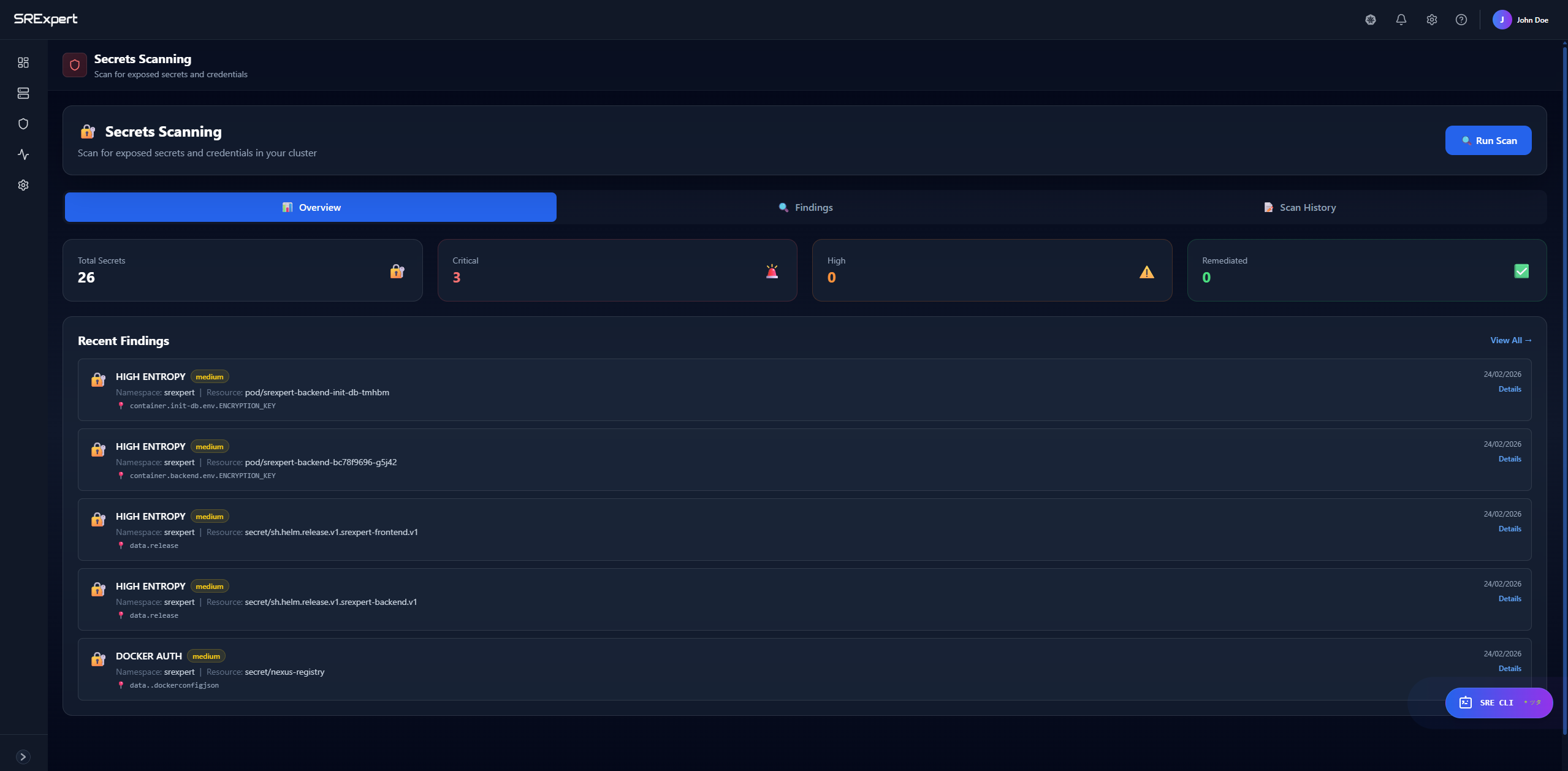 Secrets Scanning Overview